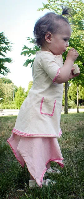 Organic Marigold Baby Tunic Pocket Dress