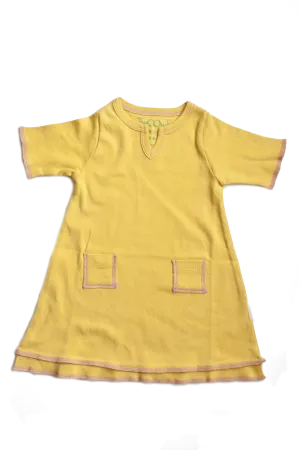 Organic Marigold Baby Tunic Pocket Dress