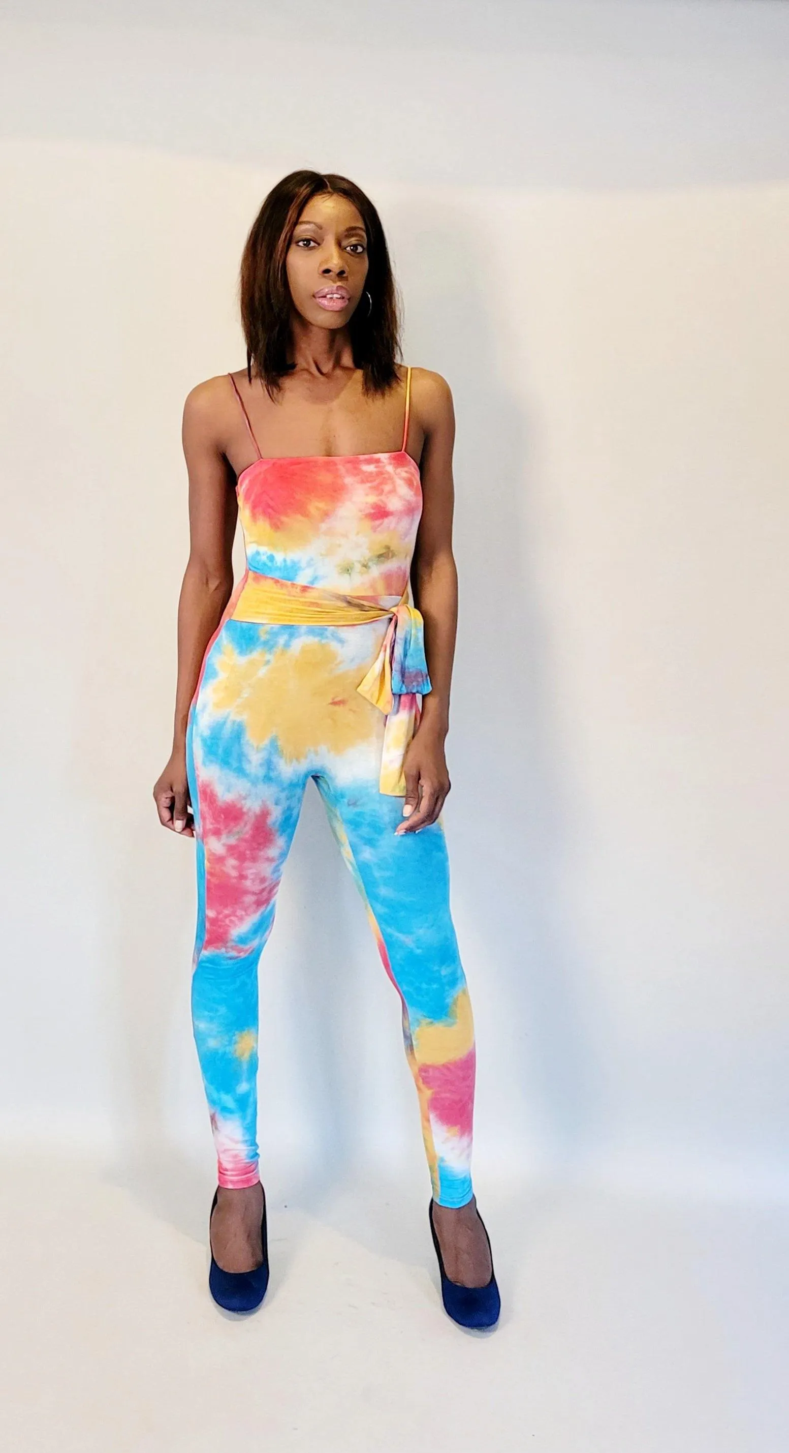 Pebbles Tye Dye Jumpsuit Set