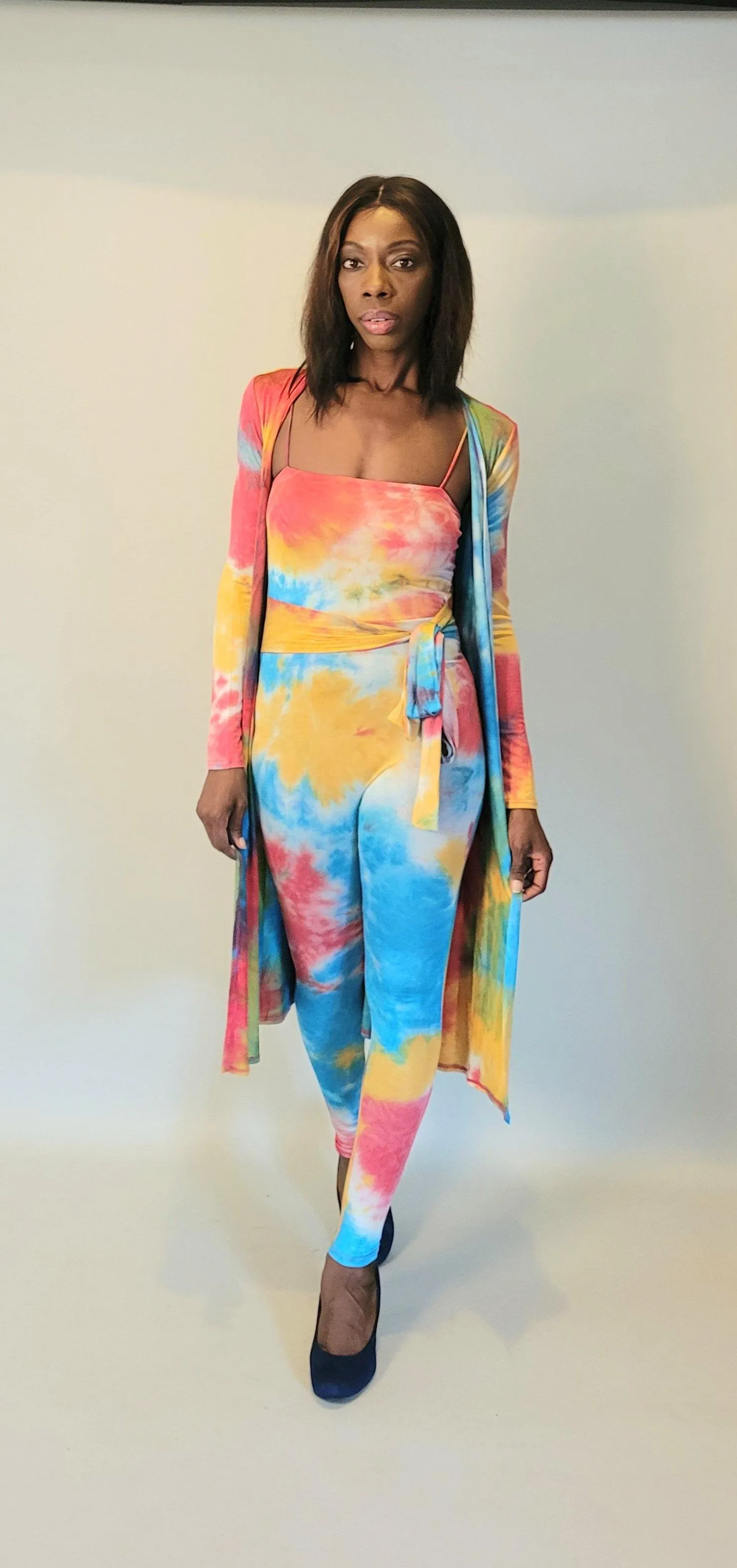 Pebbles Tye Dye Jumpsuit Set