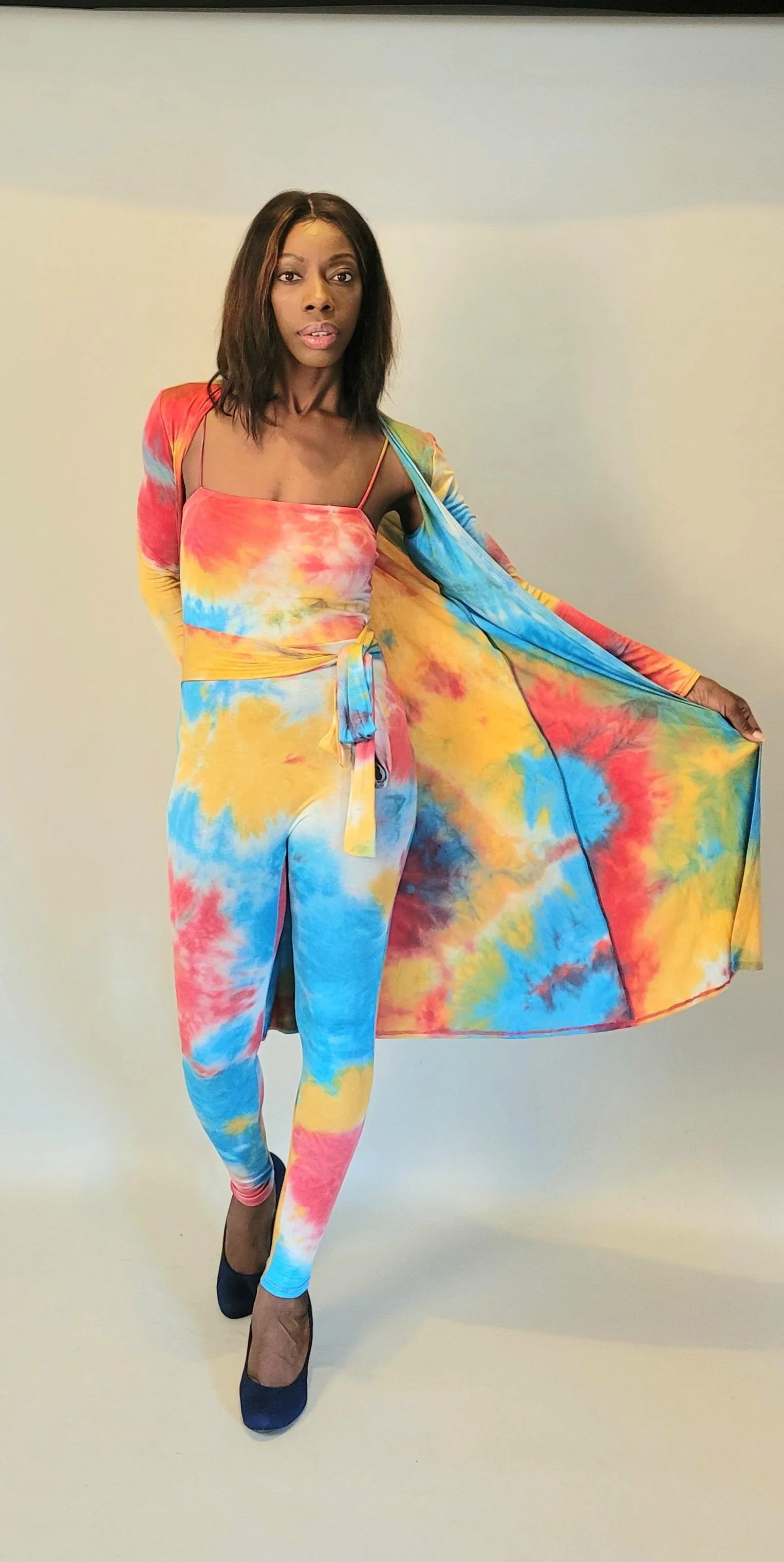 Pebbles Tye Dye Jumpsuit Set