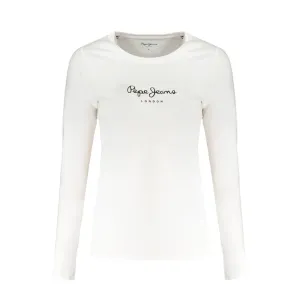 Pepe Jeans White Cotton Tops & T-Shirt