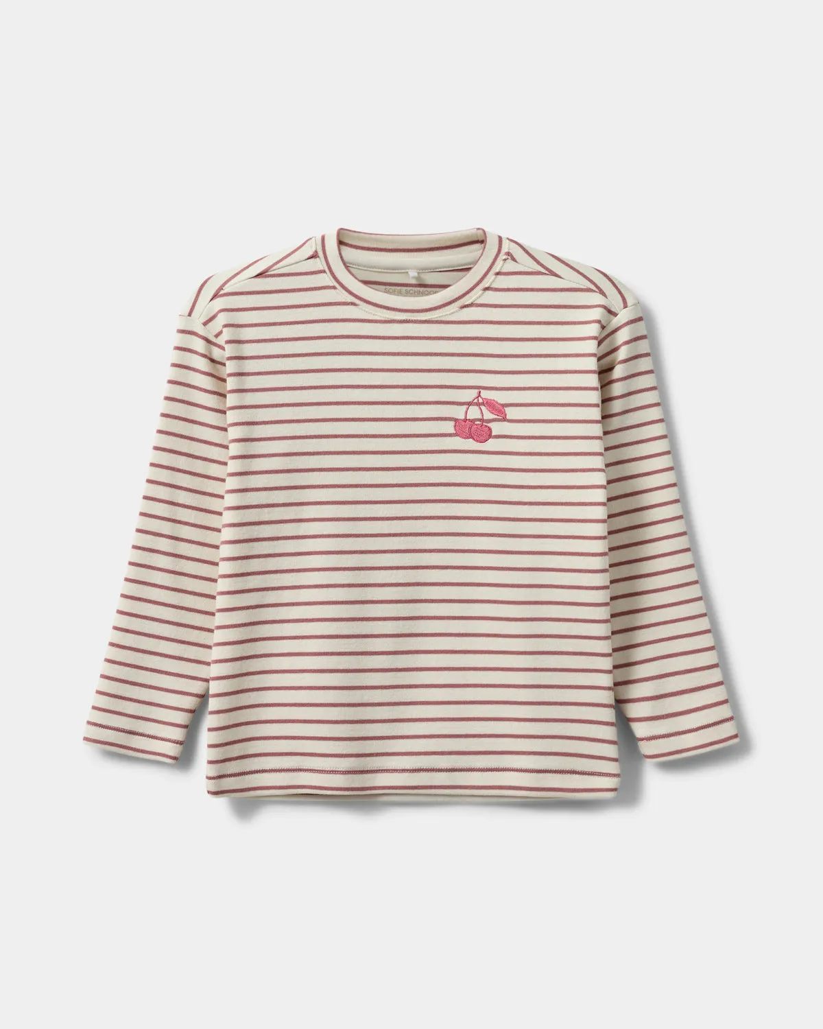 PERNILLASK T-SHIRT LONG SLEEVE - Off White Striped