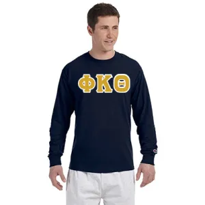 Phi Kappa Theta Champion Long-Sleeve Tee - Champion CC8C - TWILL