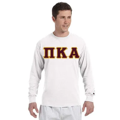 Pi Kappa Alpha Champion Long-Sleeve Tee - Champion CC8C - TWILL