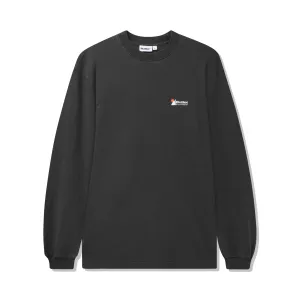 Pigment Dye L/S Tee, Washed Black