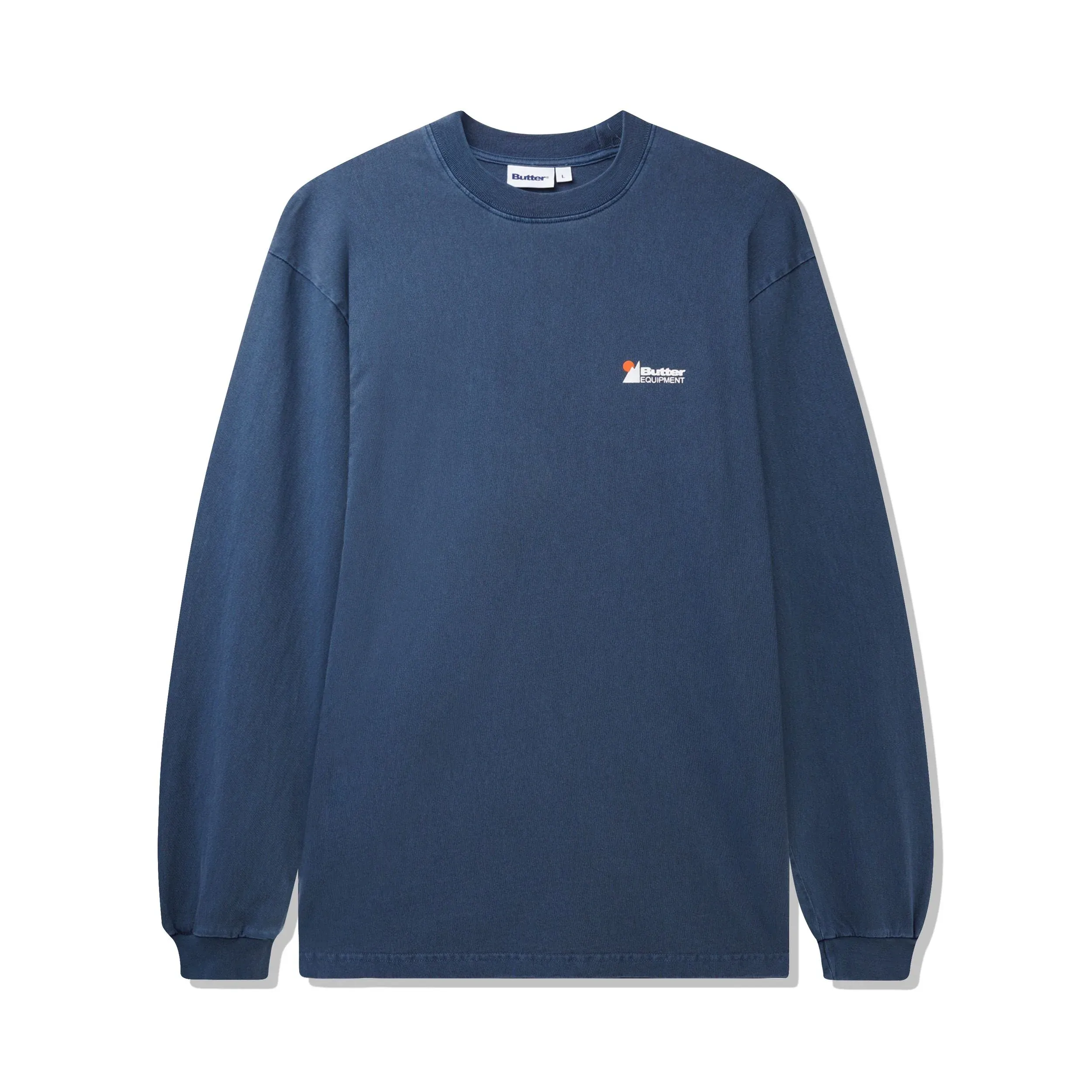 Pigment Dye L/S Tee, Washed Navy