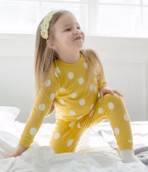 Polka Dot Mango Long Sleeve Pajama