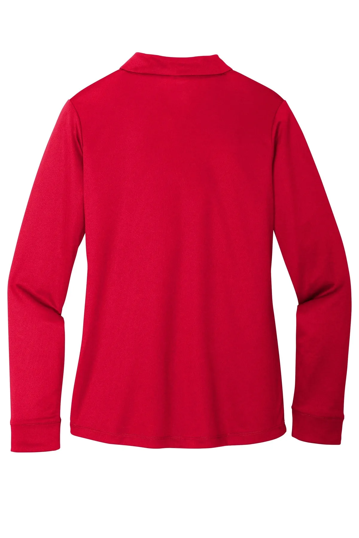 Port Authority Ladies Silk Touch ™ Performance Long Sleeve Polo. L540LS