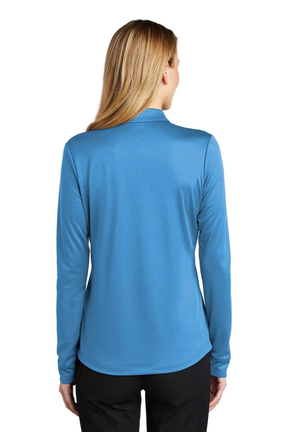 Port Authority Ladies Silk Touch ™ Performance Long Sleeve Polo. L540LS