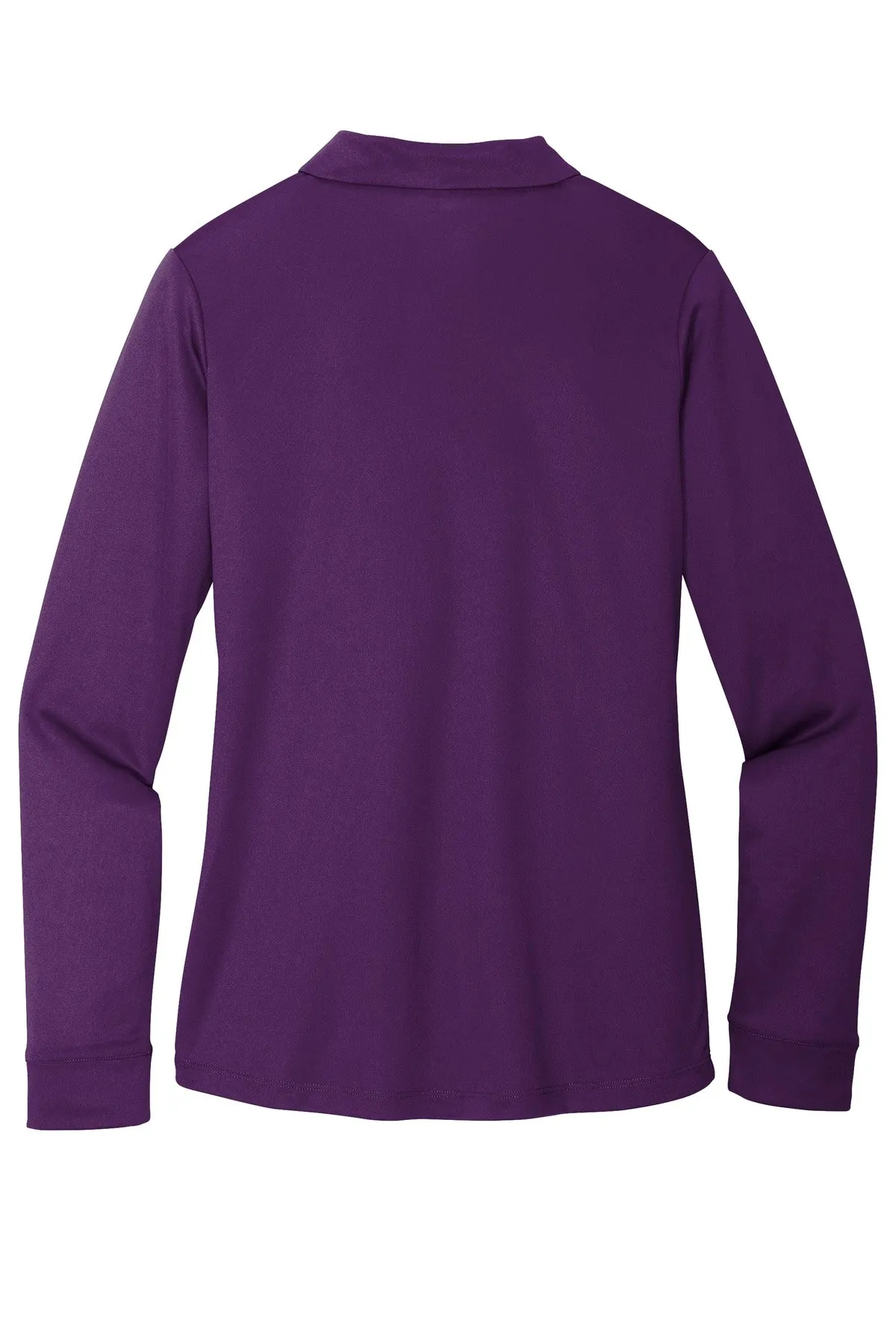 Port Authority Ladies Silk Touch ™ Performance Long Sleeve Polo. L540LS