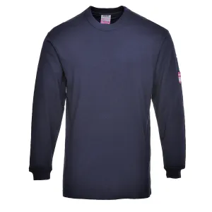 Portwest Flame Resistant Anti-Static Long Sleeve T-Shirt (FR11)