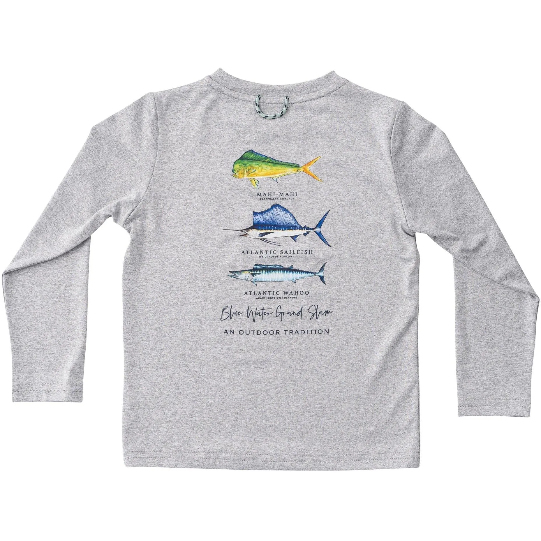 Pro Performance Long Sleeve Fishing T-shirt- Heather Gray