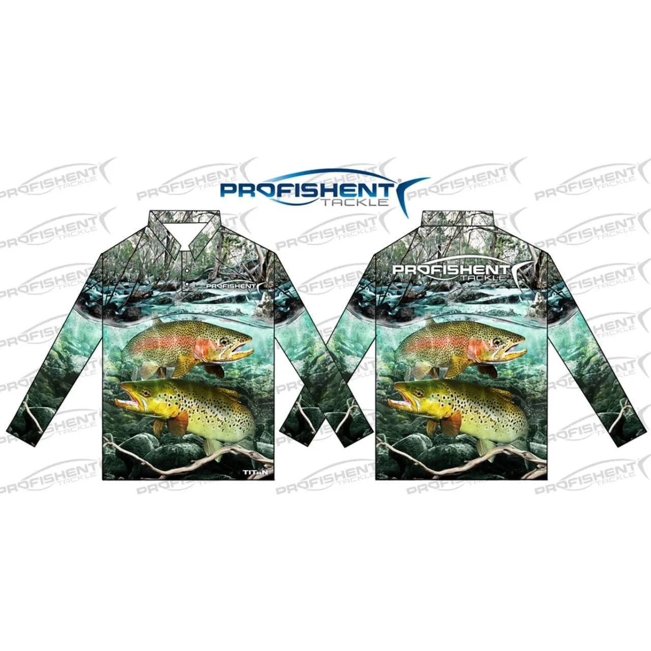 Profishent Sublimated Long Sleeve Trout Shirt