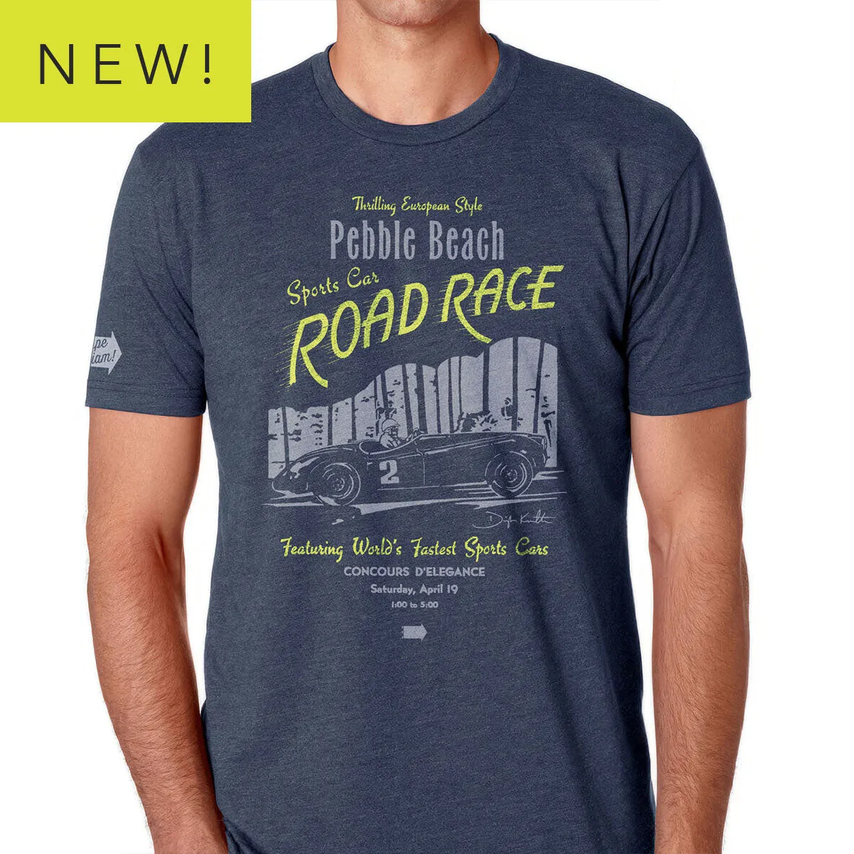 "Pebble Beach Road Race" T-shirt Short Sleeve