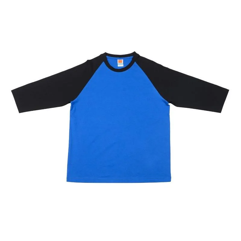 Raglan Mid Long Sleeve Round Neck T-shirt