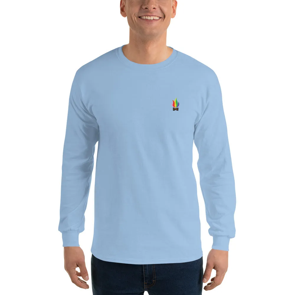 Rainbow Flame Long Sleeve Shirt