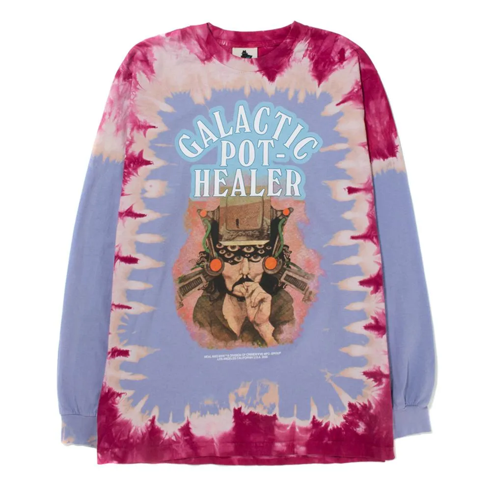 Real Bad Man GPH Tie Dye Long Sleeve T-shirt / Blueberry Pie