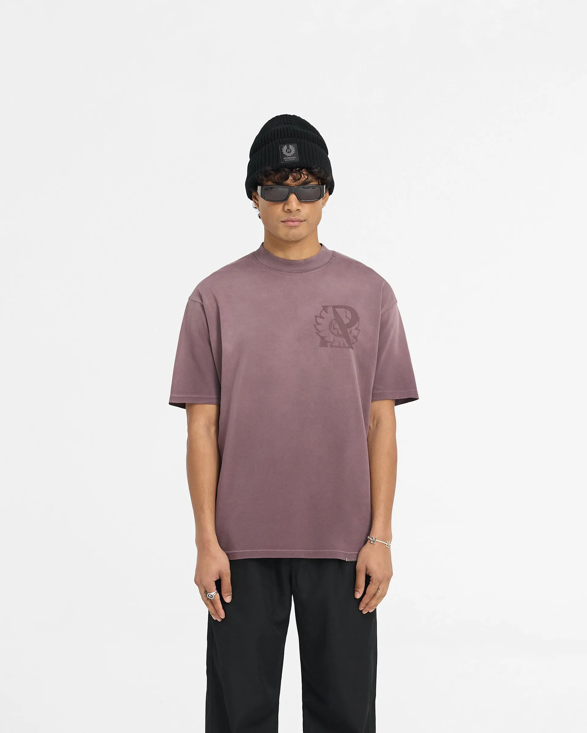 Represent X Belstaff Outline Phoenix T-Shirt - Plum