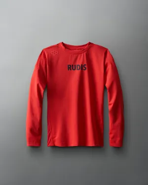 RUDIS Wordmark Performance Heather Youth Long Sleeve