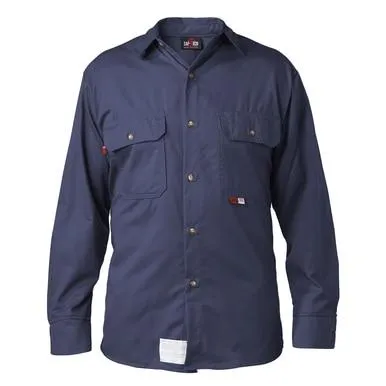 Saf-Tech Nomex lllA 4.5 oz FR Navy Work Shirt