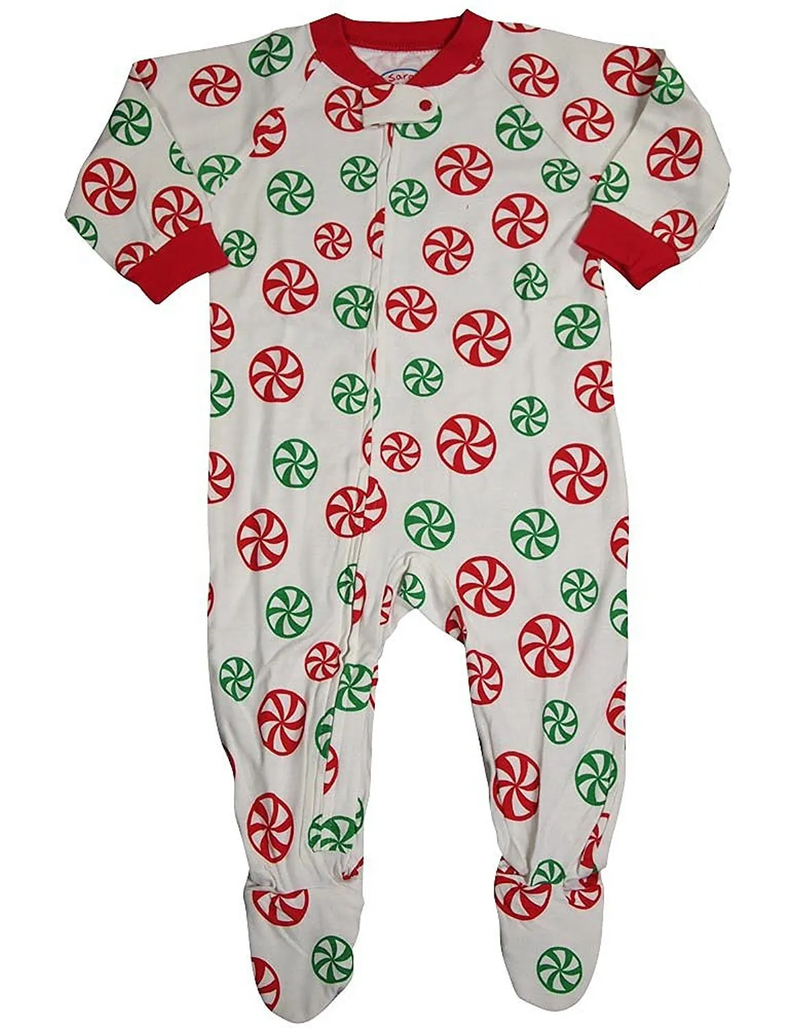 Sara's Prints - Baby Boys Long Sleeve Footed Coverall