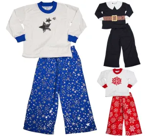 Sara's Prints Toddler & Girls Long Sleeve Two Piece Pajama Set - Flame Resistant, 37977