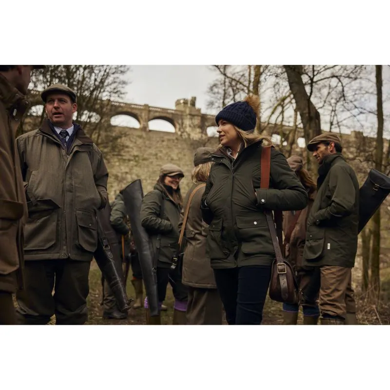 Schoffel Bakewell Ladies Bobble Hat - Navy