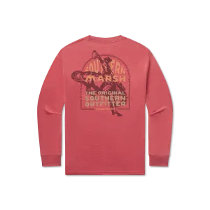 Seawash™ Tee - Rodeo Rider LS Tee - Rust