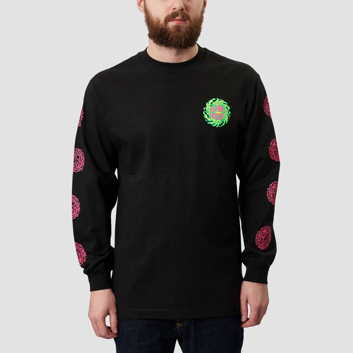 Slime Balls SB Logo Longsleeve T-Shirt Black