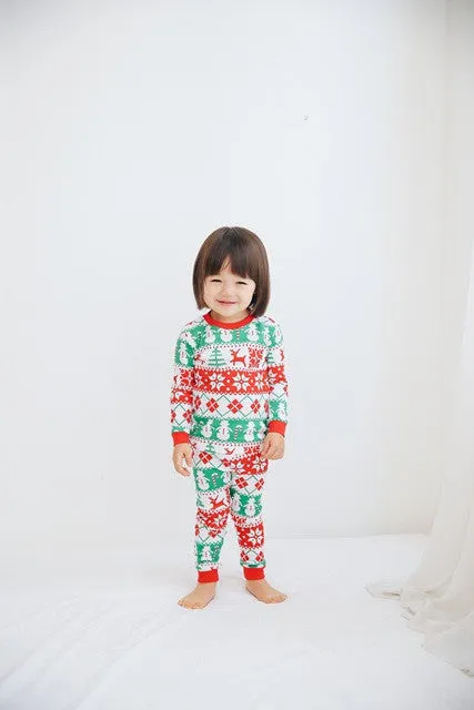 Snow Flower Long Sleeve Pajama