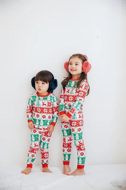 Snow Flower Long Sleeve Pajama