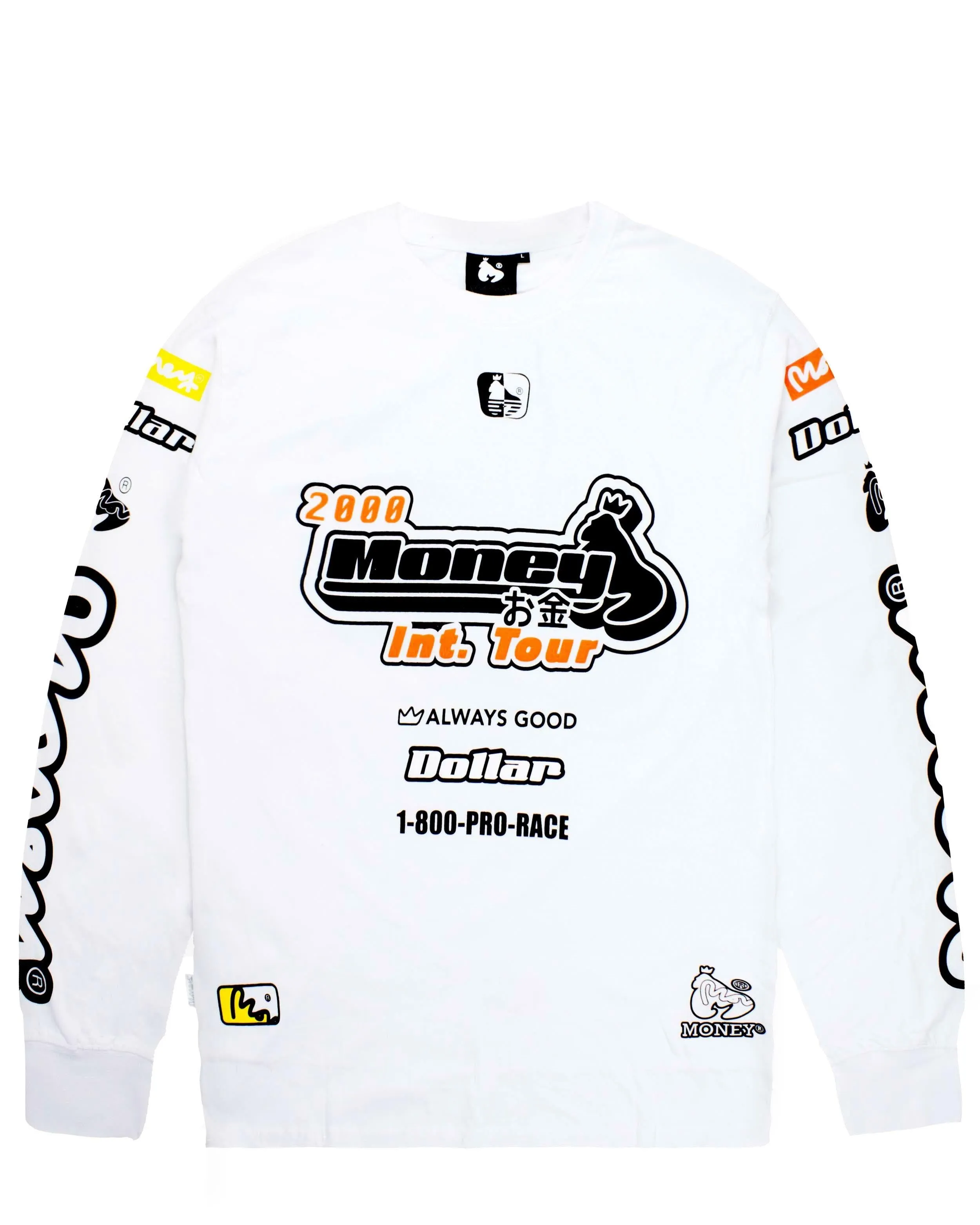 Speed Way Long Sleeve Tee White