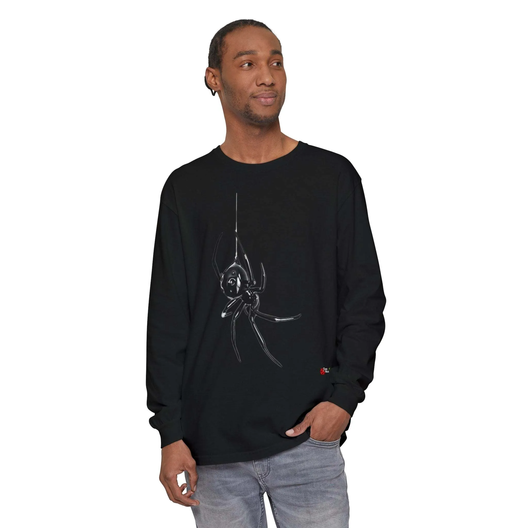 Spider Garment-dyed Long Sleeve T-Shirt