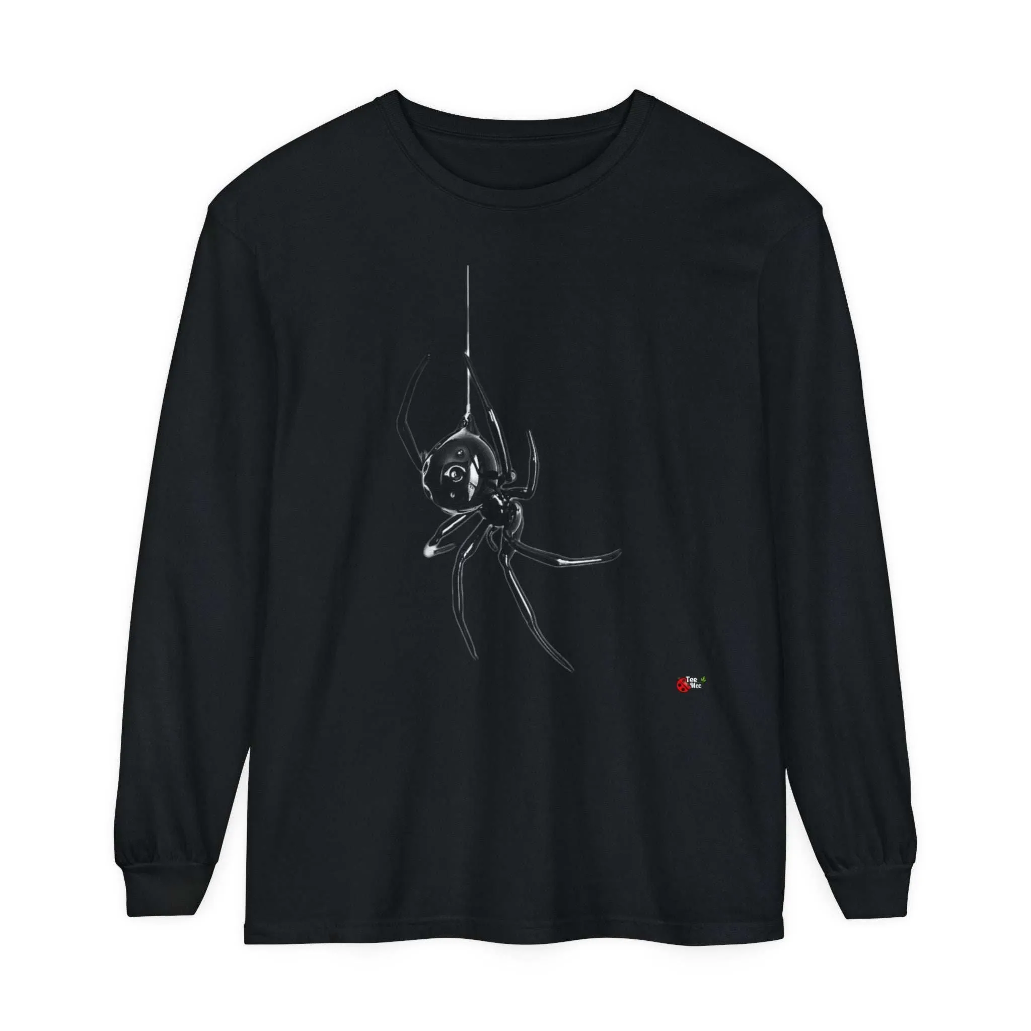 Spider Garment-dyed Long Sleeve T-Shirt