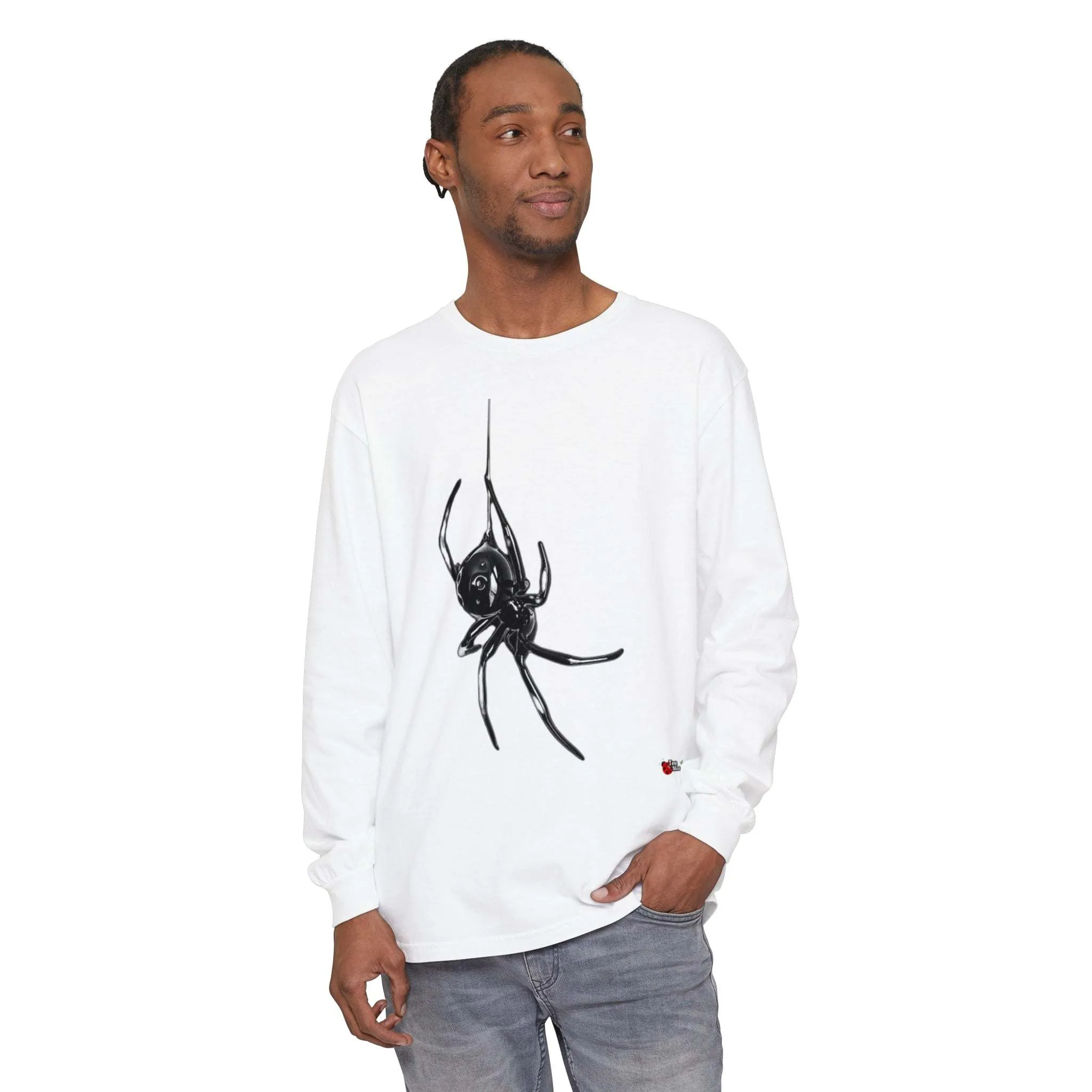 Spider Garment-dyed Long Sleeve T-Shirt