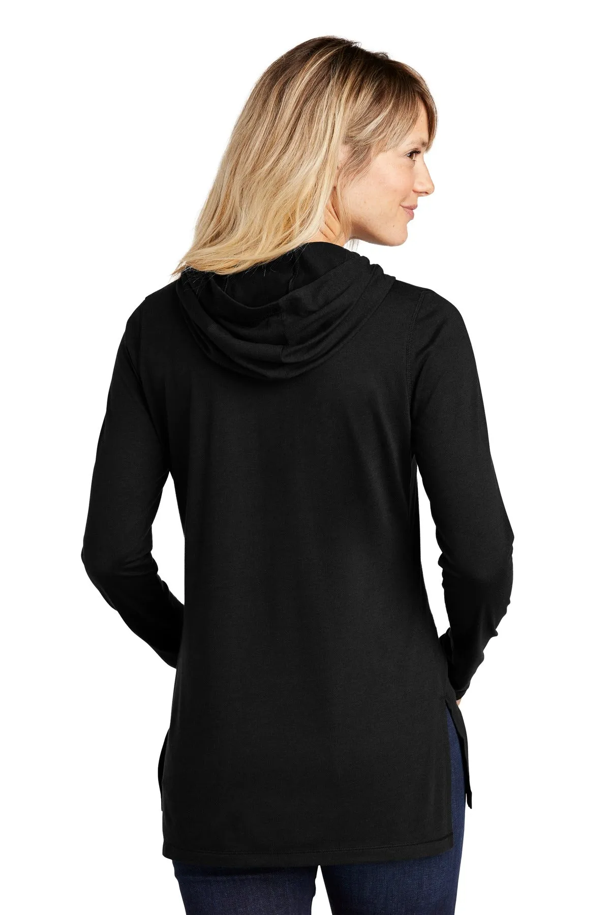 Sport-Tek Ladies PosiCharge Tri-Blend Wicking Long Sleeve Hoodie LST406