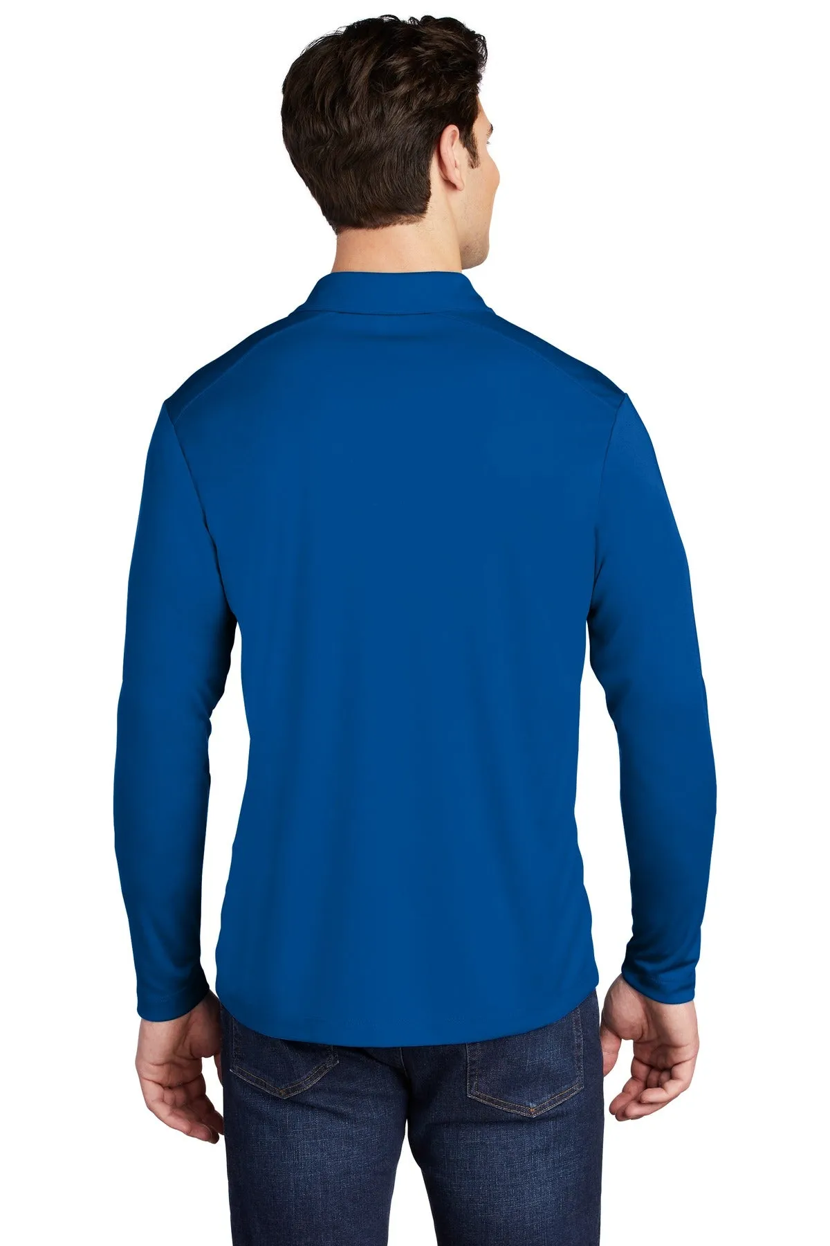 Sport-Tek Posi-UV Pro Long Sleeve Polo. ST520LS