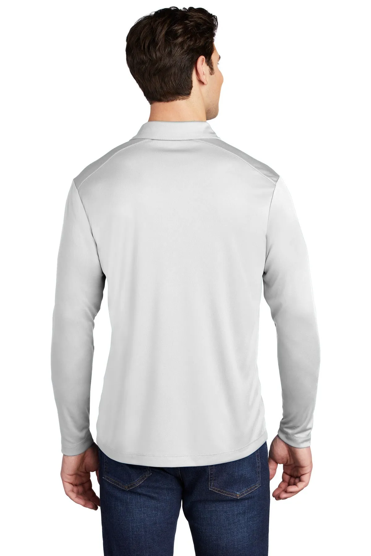 Sport-Tek Posi-UV Pro Long Sleeve Polo. ST520LS