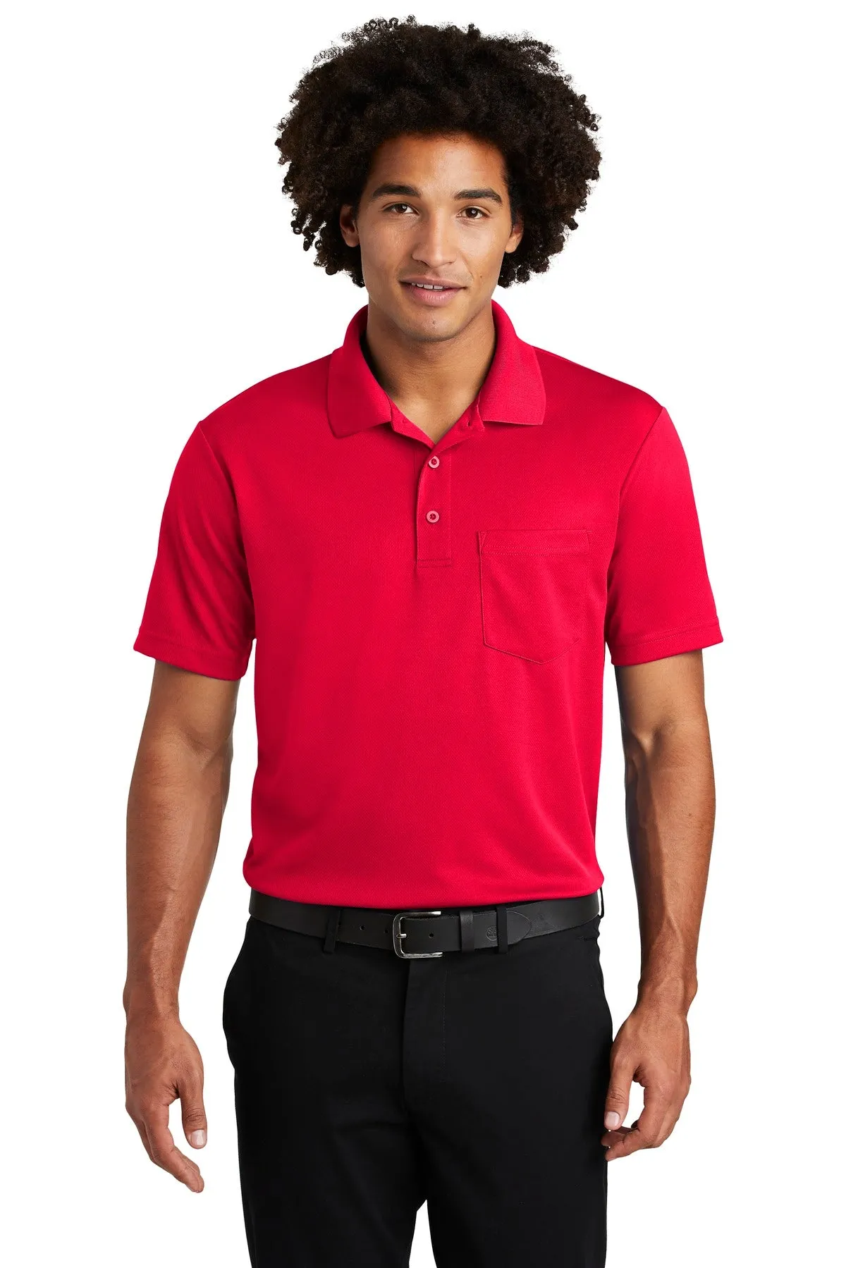 Sport-Tek PosiCharge RacerMesh Pocket Polo. ST640P