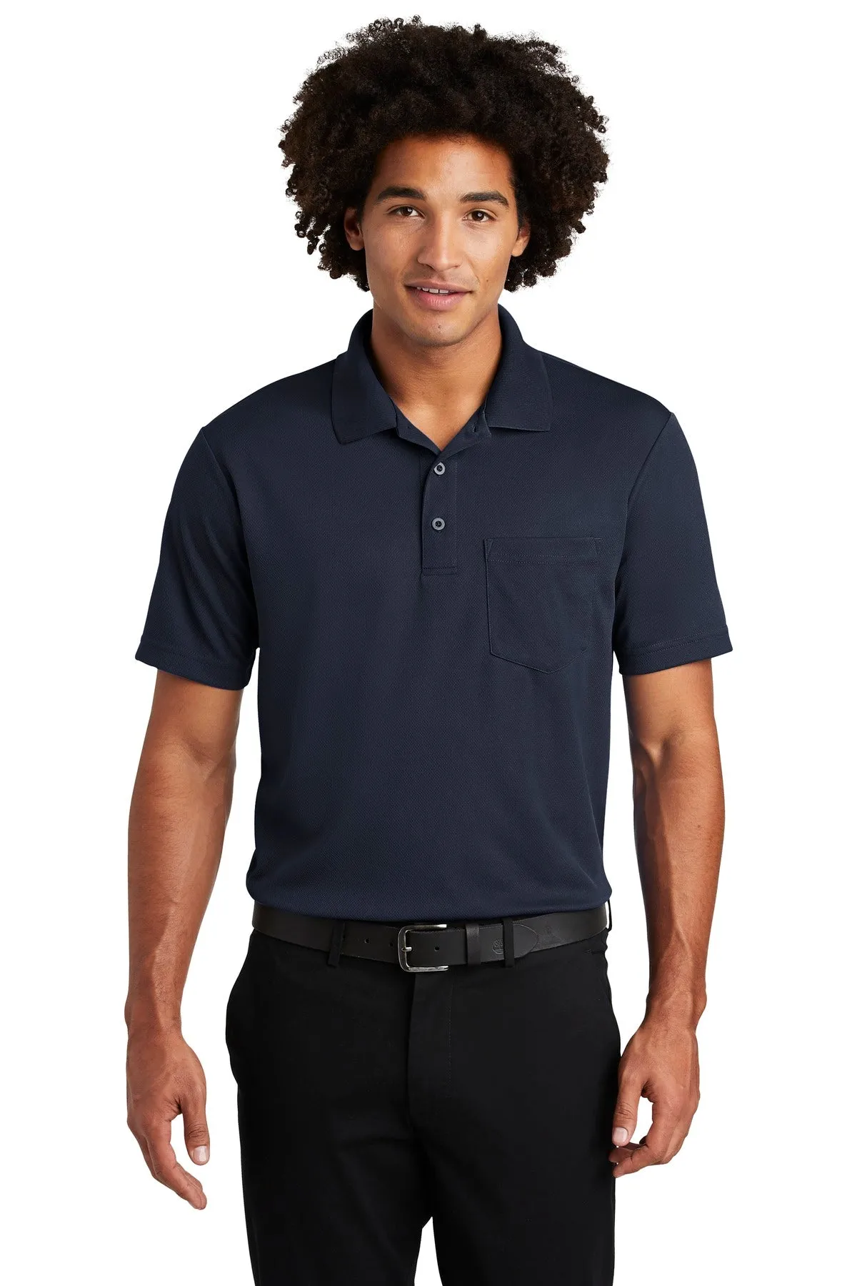 Sport-Tek PosiCharge RacerMesh Pocket Polo. ST640P