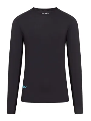 SRT LS 01 Run Long Sleeve Shirt - Black/Light Blue