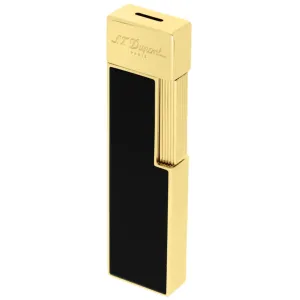 S.T. Dupont Twiggy Gold Black Lacquered Lighter