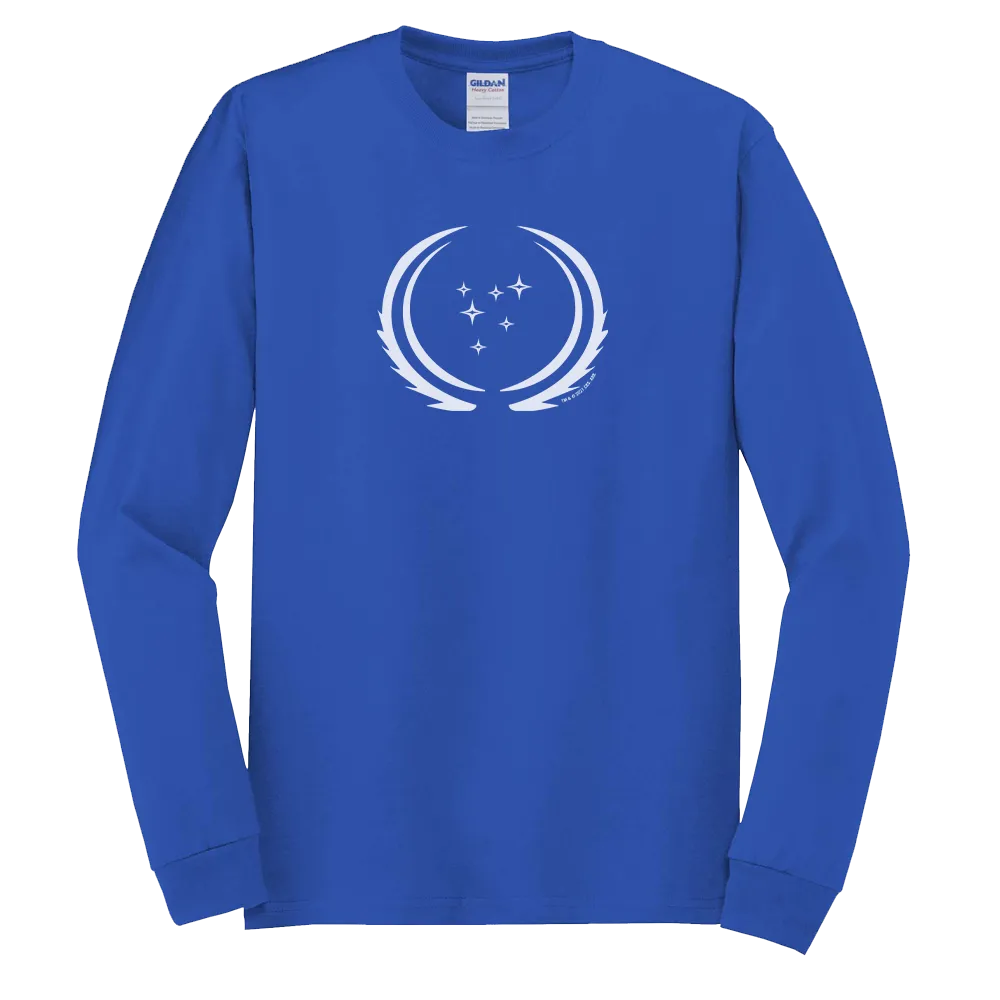 Star Trek: Discovery UFP Flag Adult Long Sleeve T-Shirt