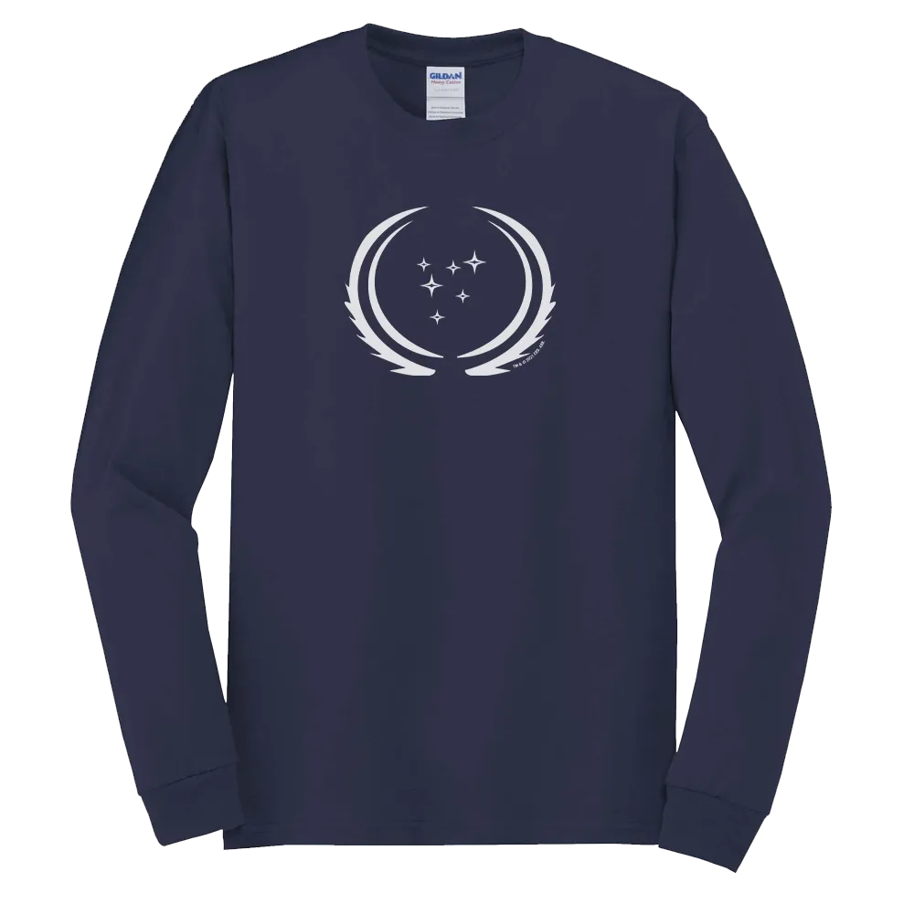 Star Trek: Discovery UFP Flag Adult Long Sleeve T-Shirt