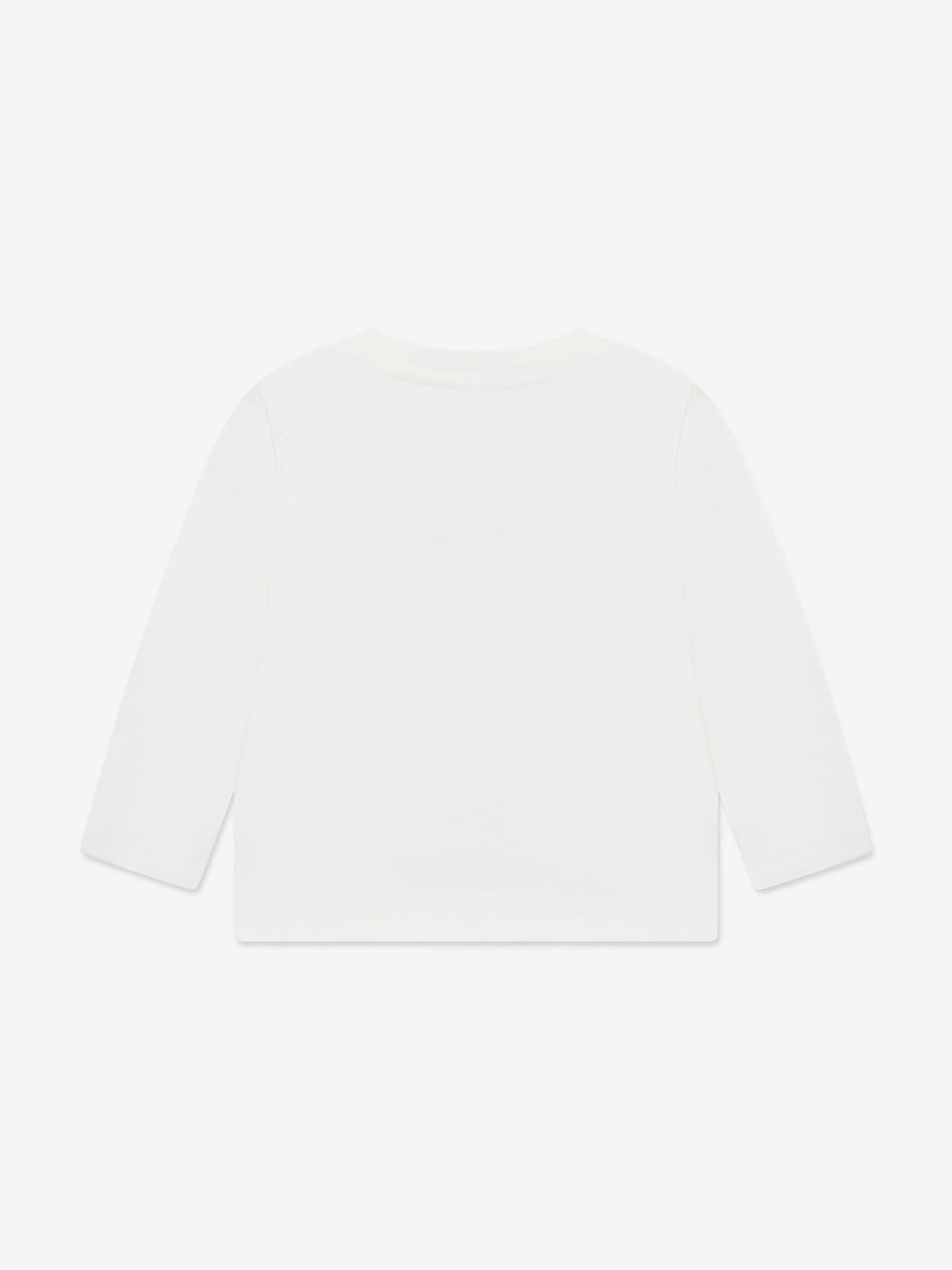 Stella McCartney Baby Girls Long Sleeve Logo T-Shirt in Ivory