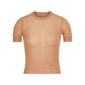 SUMMER MESH T-SHIRT | SIENNA