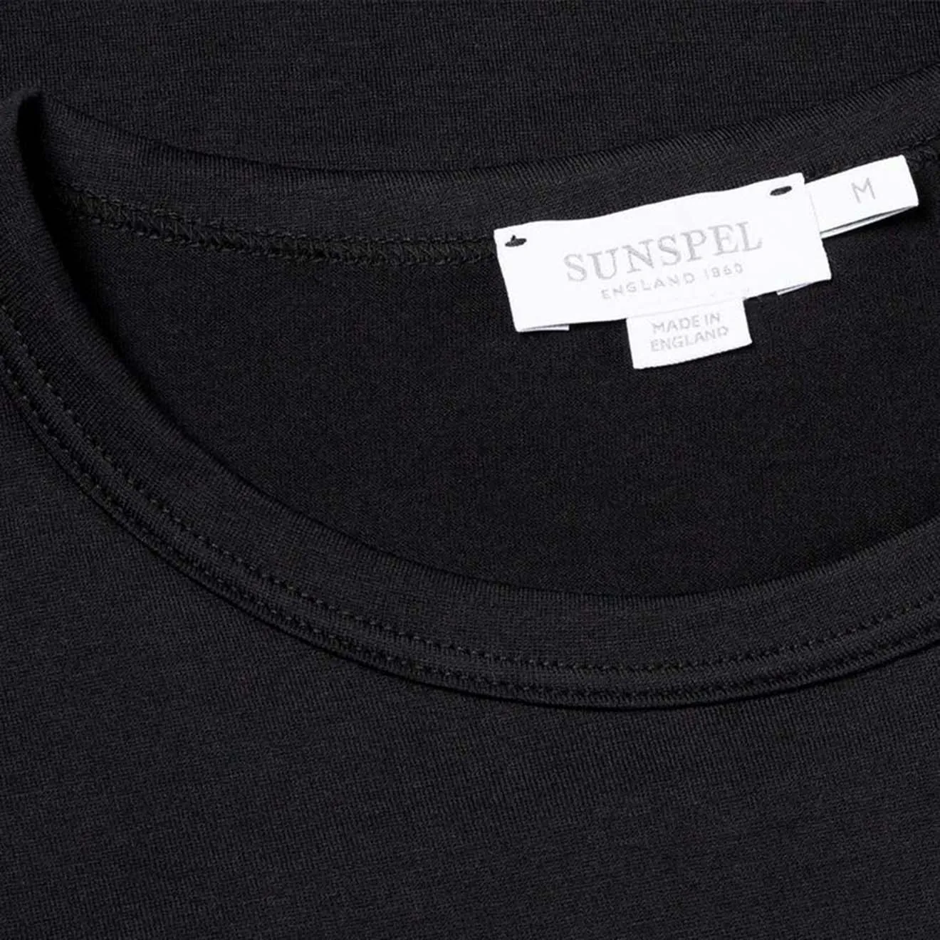 Sunspel Classic Crew T-Shirt Black