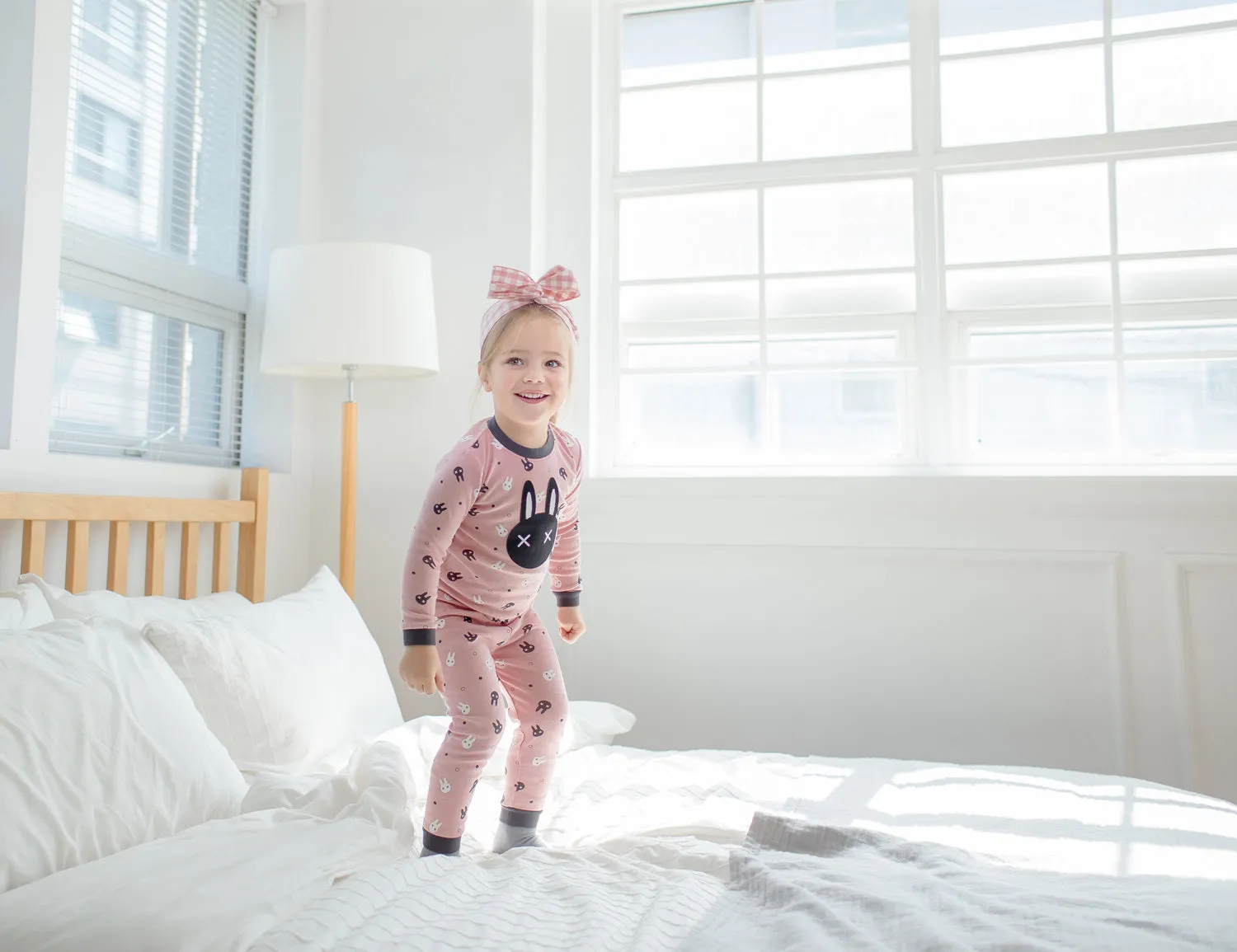 Swing Rabbit Pink Long Sleeve Pajama