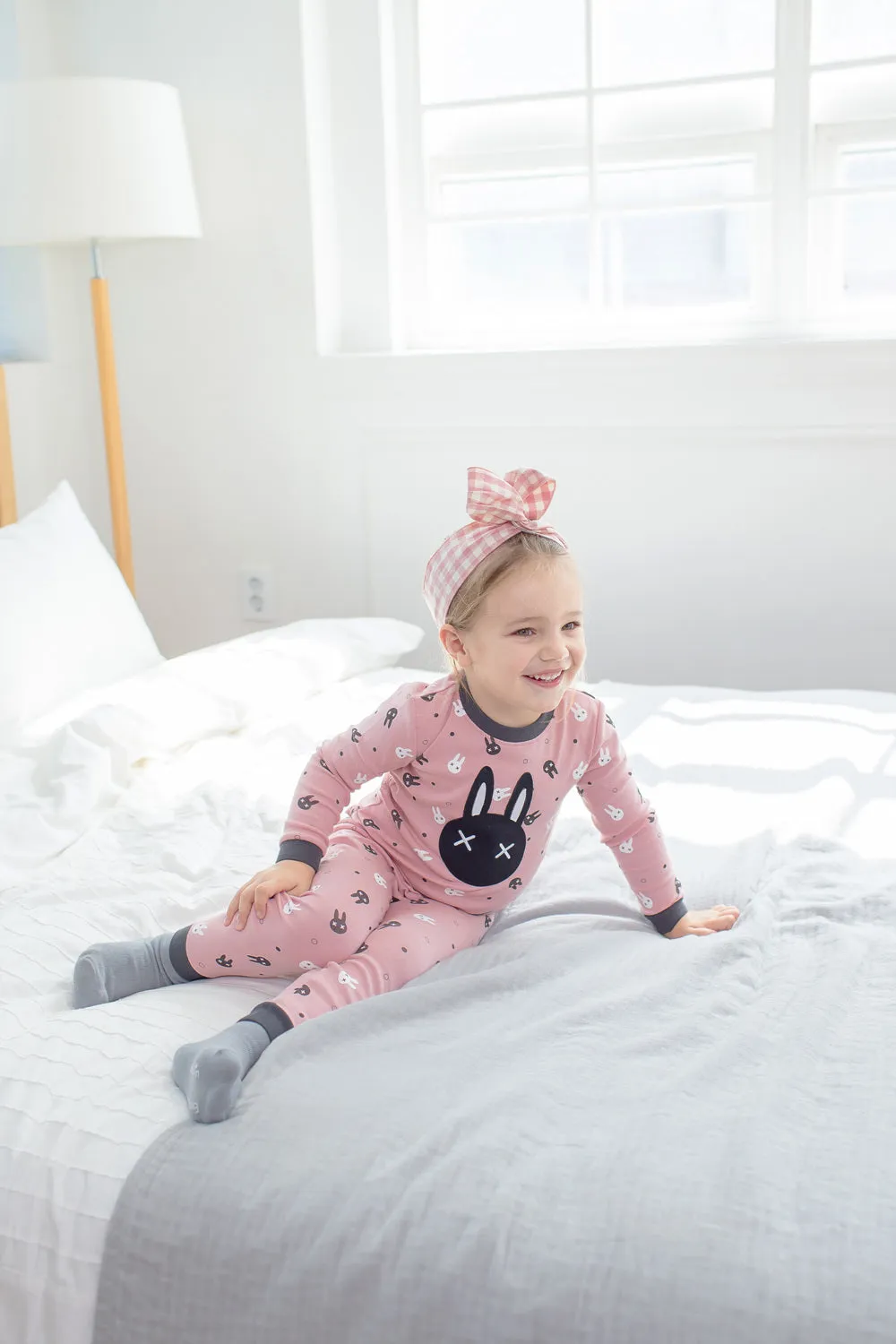 Swing Rabbit Pink Long Sleeve Pajama